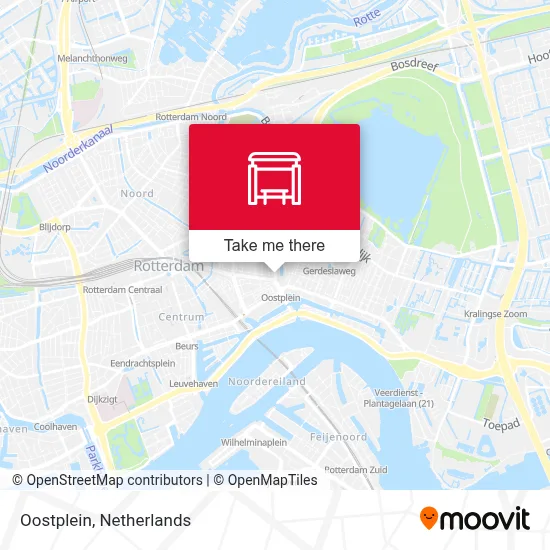 Oostplein map