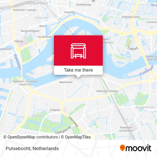 Putsebocht map