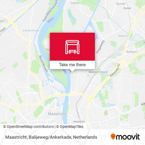 Maastricht, Balijeweg / Ankerkade map