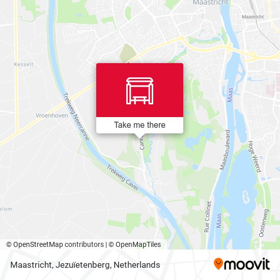 Maastricht, Jezuïetenberg Karte