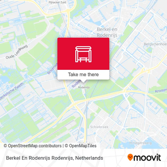 Berkel En Rodenrijs Rodenrijs Karte