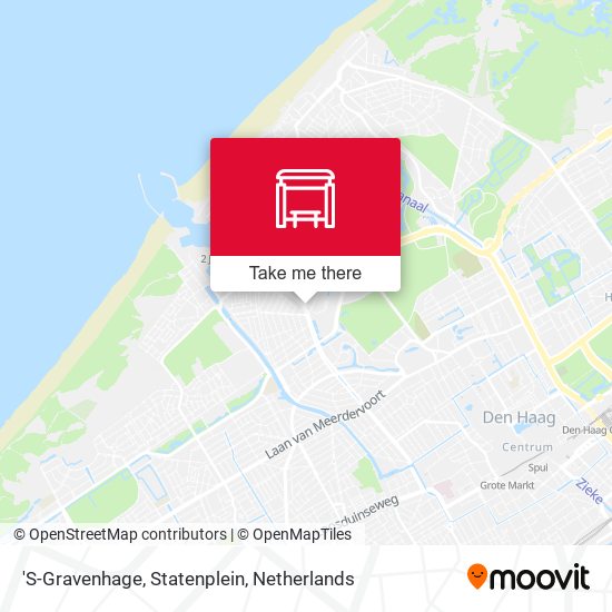 'S-Gravenhage, Statenplein map