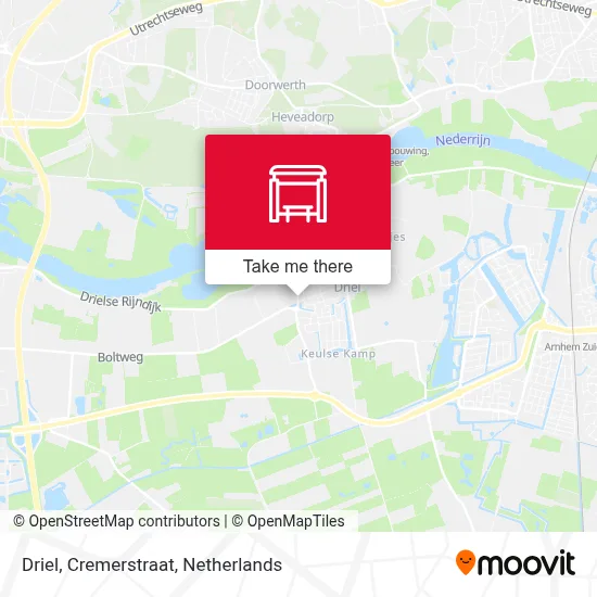 Driel, Cremerstraat Karte