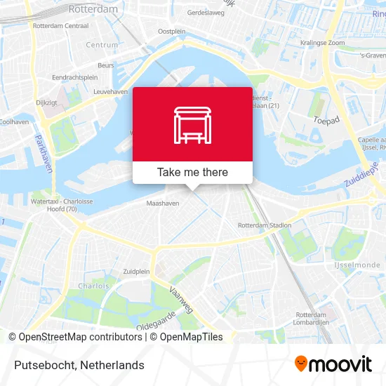 Putsebocht map