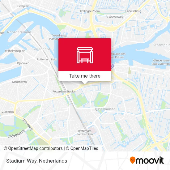 Stadionweg map