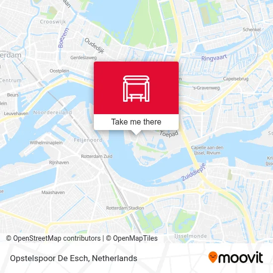 Opstelspoor De Esch Karte