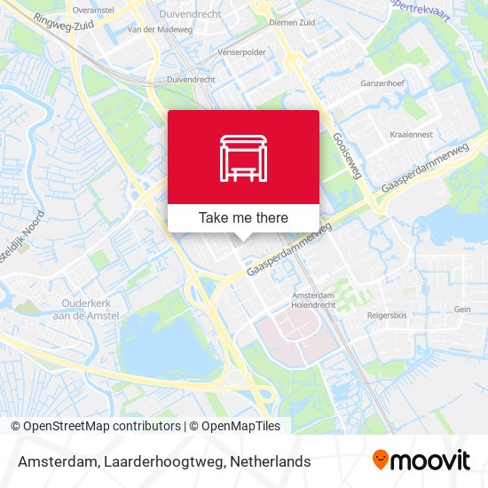 Amsterdam, Laarderhoogtweg map