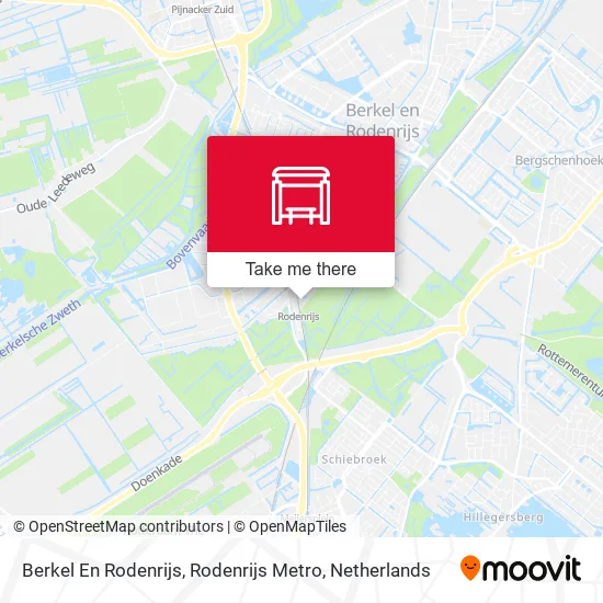 Berkel En Rodenrijs, Rodenrijs Metro map