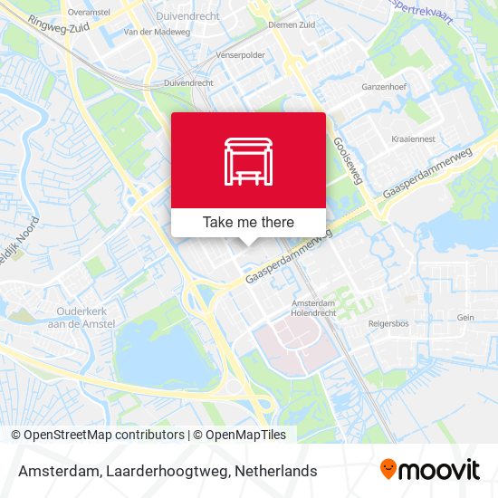 Amsterdam, Laarderhoogtweg map