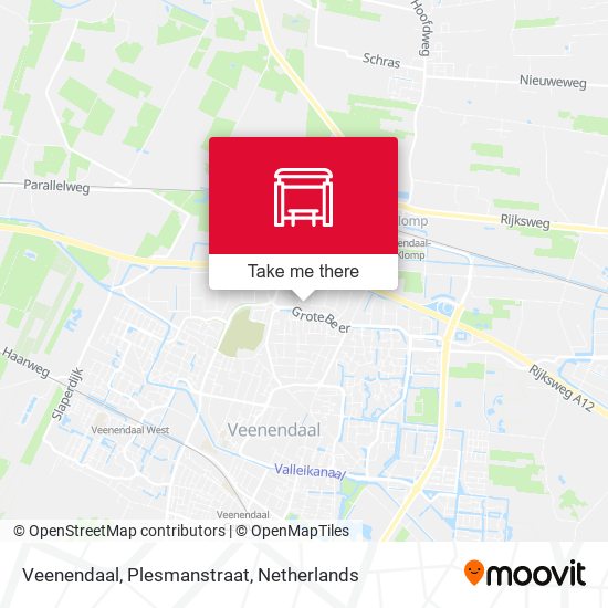 Veenendaal, Plesmanstraat map