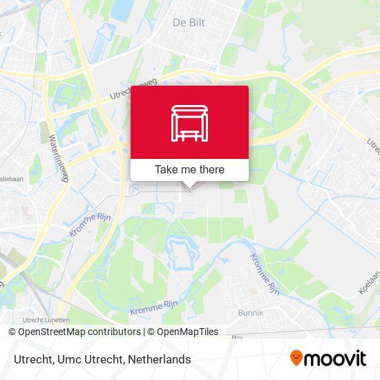 Utrecht, Umc Utrecht map