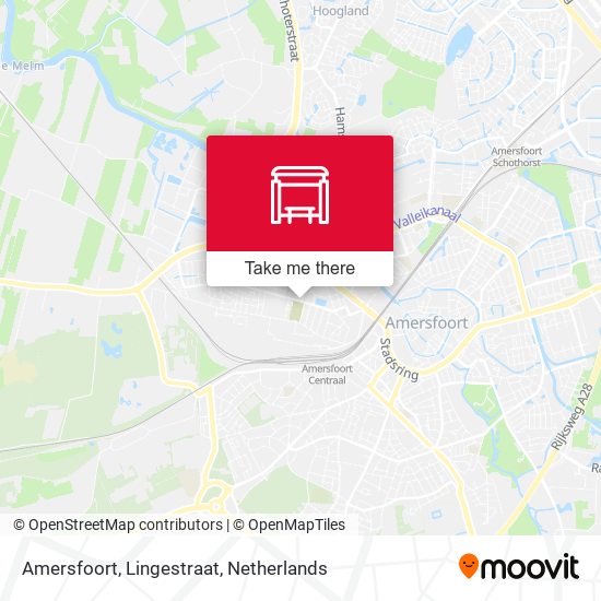 Amersfoort, Lingestraat map