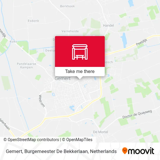Gemert, Burgemeester De Bekkerlaan map