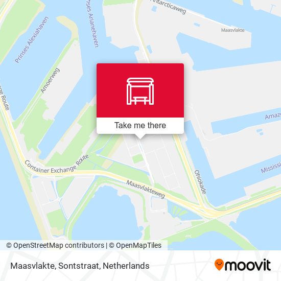 Maasvlakte, Sontstraat map