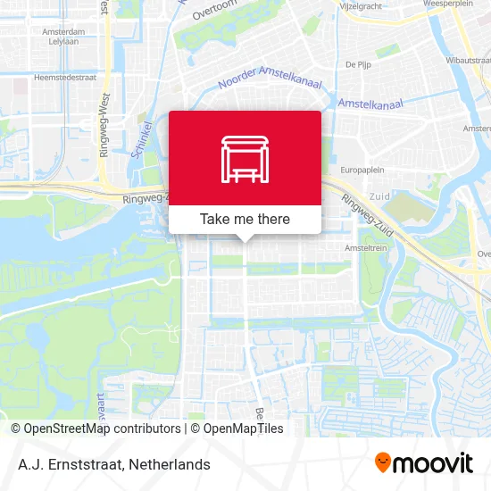 A.J. Ernststraat map