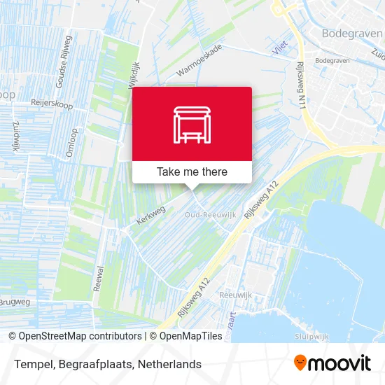 Tempel, Begraafplaats map