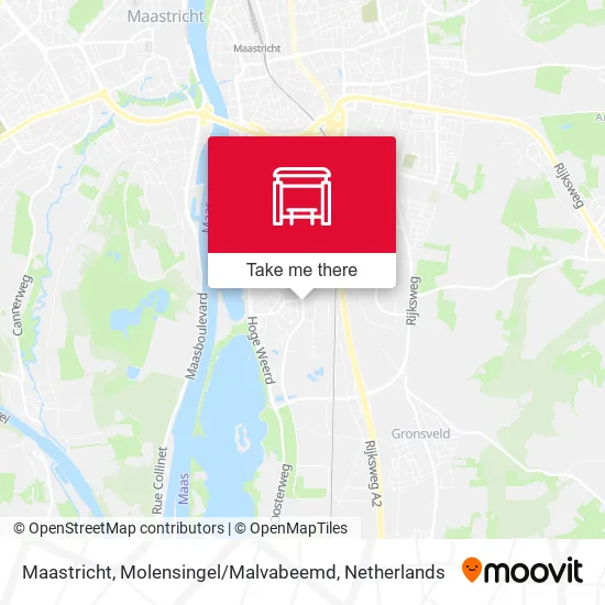 Maastricht, Molensingel / Malvabeemd Karte