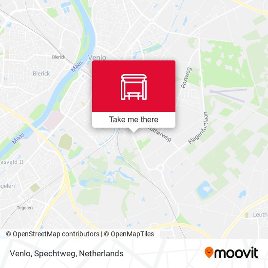 Venlo, Spechtweg map