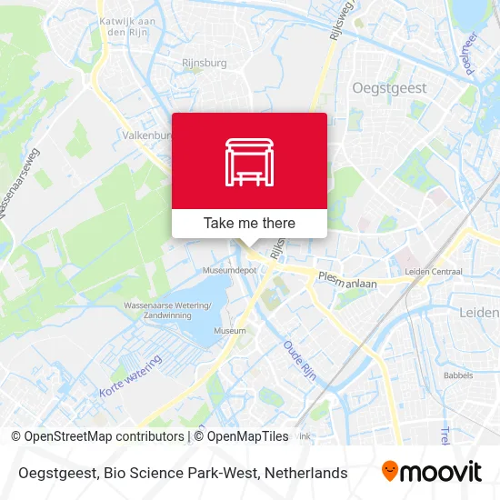 Oegstgeest, Bio Science Park-West map
