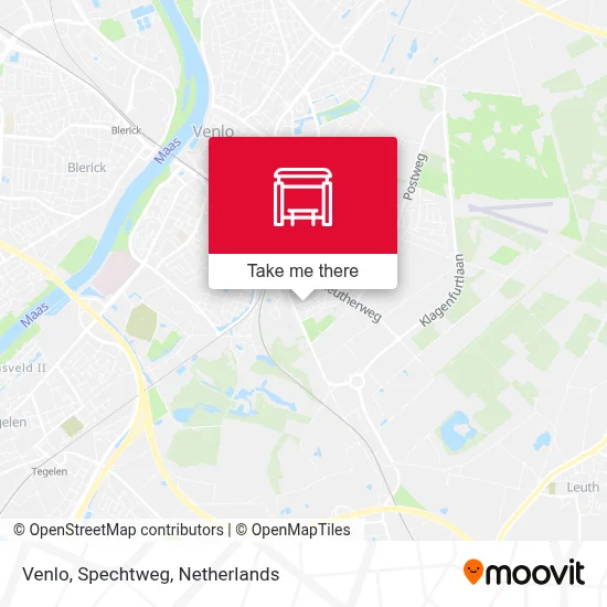 Venlo, Spechtweg map