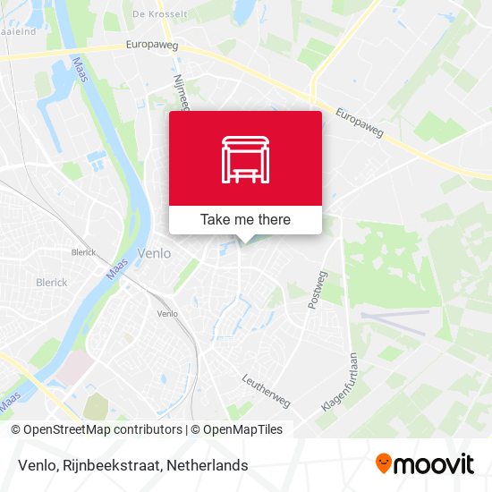 Venlo, Rijnbeekstraat map