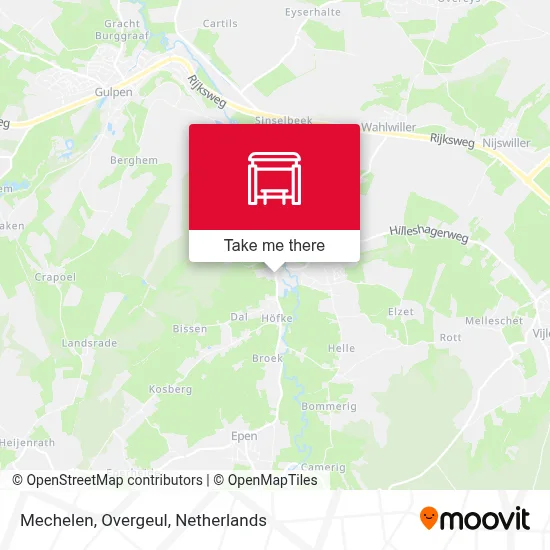 Mechelen, Overgeul Karte