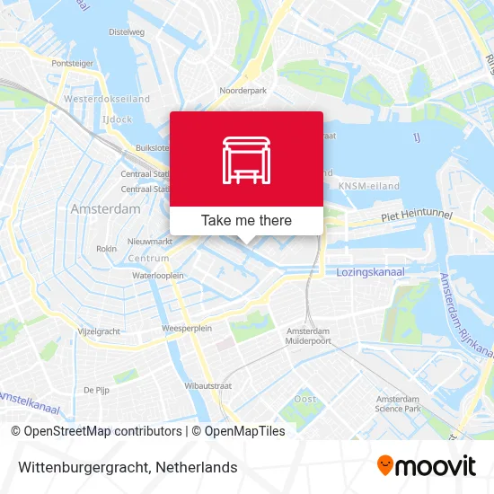 Wittenburgergracht map