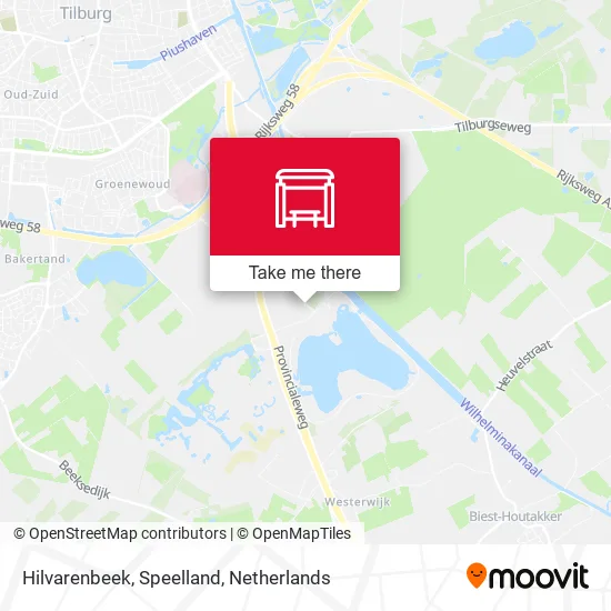 Hilvarenbeek, Speelland map
