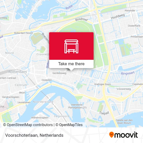 Voorschoterlaan map