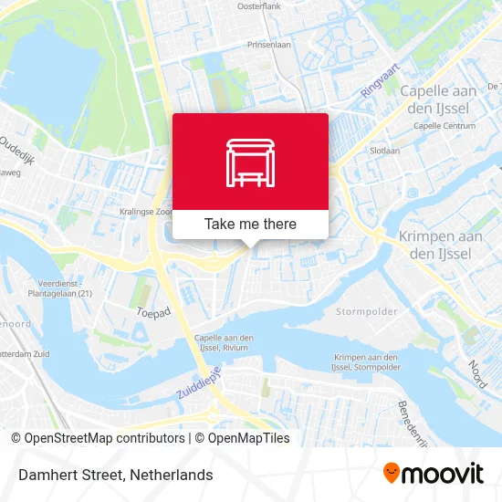 Damhertstraat map