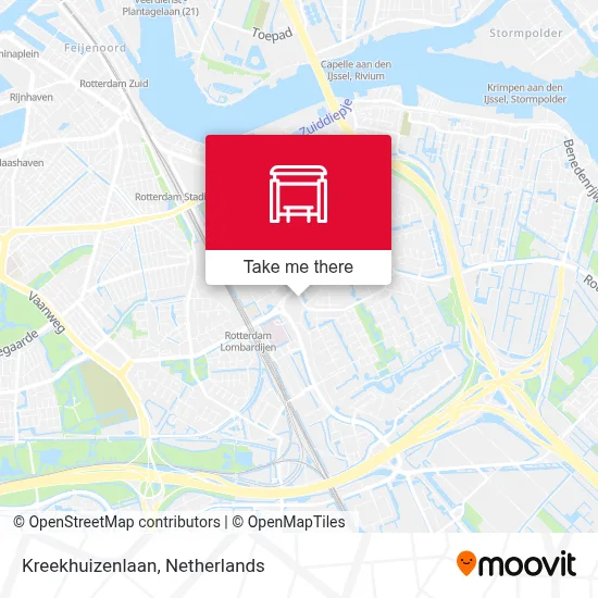 Kreekhuizenlaan map