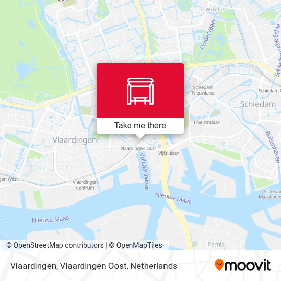 Vlaardingen, Vlaardingen Oost map