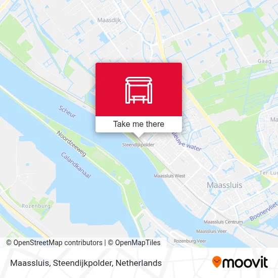 Maassluis, Steendijkpolder Karte