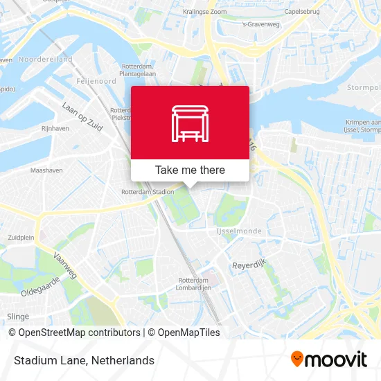 Stadionlaan map