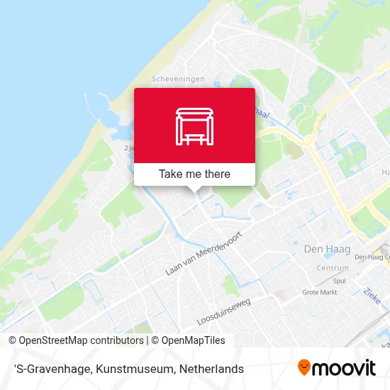 'S-Gravenhage, Kunstmuseum map