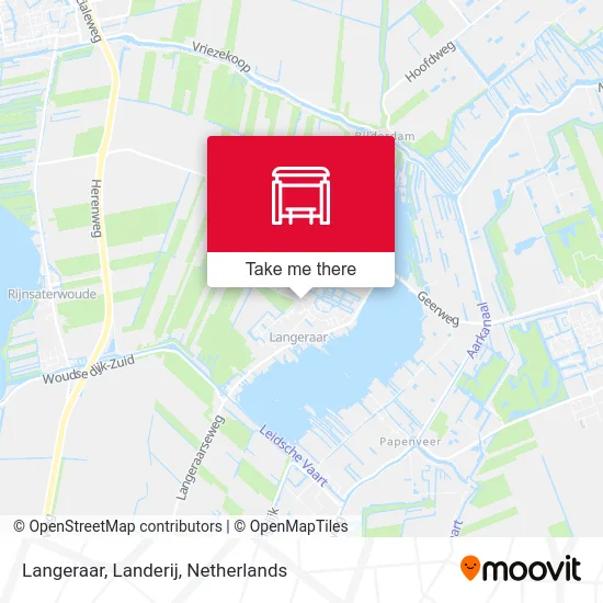 Langeraar, Landerij map