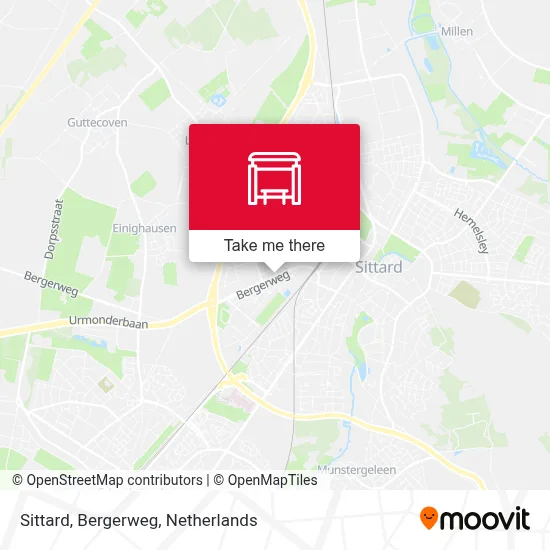 Sittard, Bergerweg map