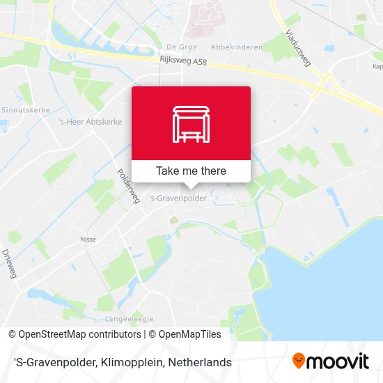 'S-Gravenpolder, Klimopplein Karte