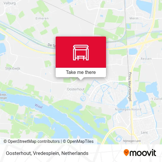 Oosterhout, Vredesplein map