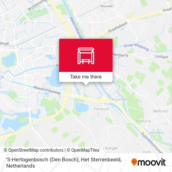 'S-Hertogenbosch (Den Bosch), Het Sterrenbeeld map