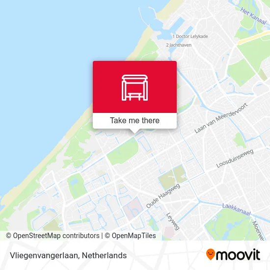 Vliegenvangerlaan map