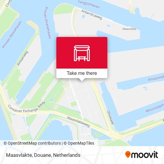 Maasvlakte, Douane map