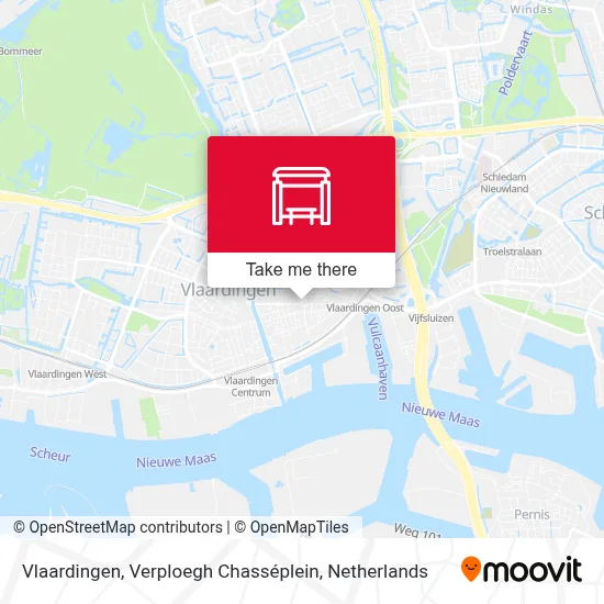 Vlaardingen, Verploegh Chasséplein map