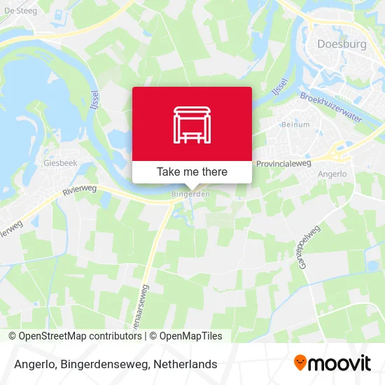 Angerlo, Bingerdenseweg map