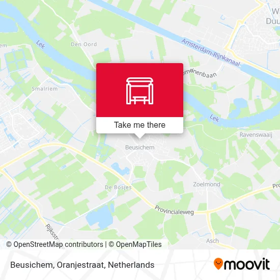 Beusichem, Oranjestraat map