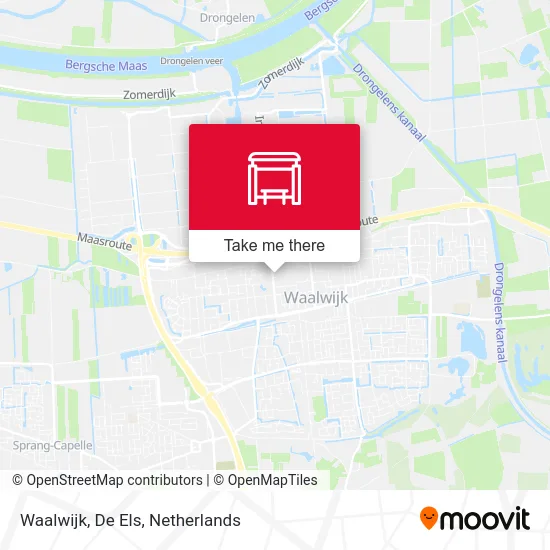 Waalwijk, De Els map