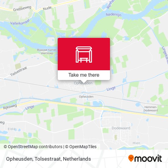 Opheusden, Tolsestraat map