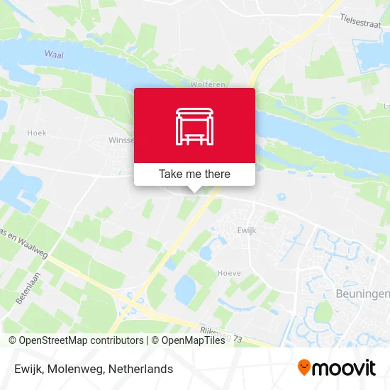 Ewijk, Molenweg map