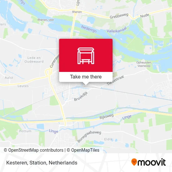 Kesteren, Station map