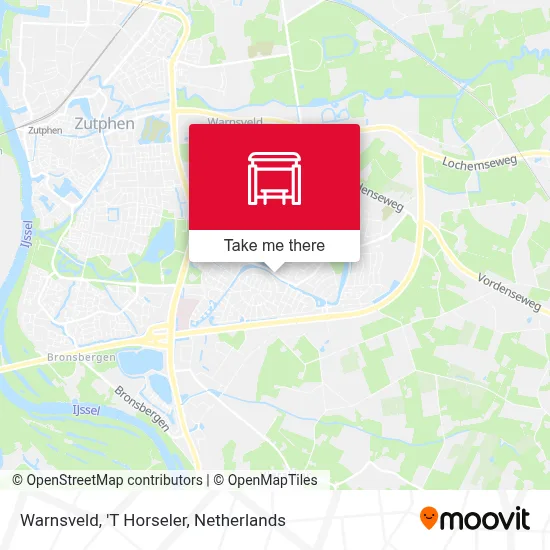 Warnsveld, 'T Horseler map